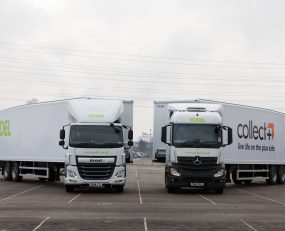 Yodel and CollectPlus trailers